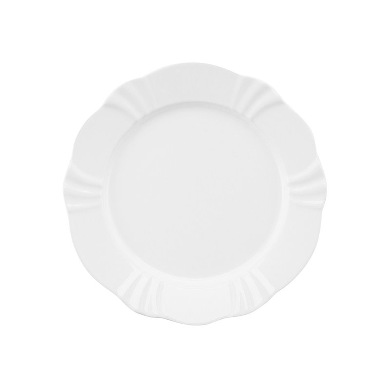 17801 aparelho de jantar e cha soleil white conjunto prato sobremesa