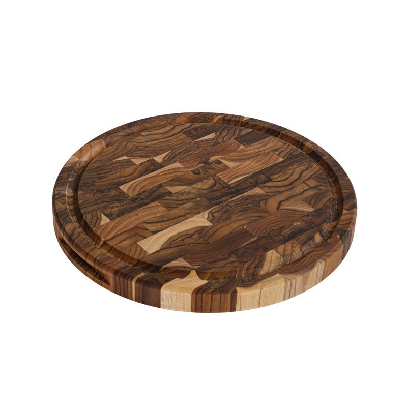 2frente tabua de madeira teca redonda 1301
